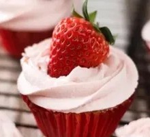 Cherry Blossom Strawberry Cake