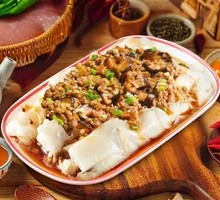 Winter Mushroom Meat Floss Rice Noodle