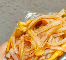 Cold Glass Noodles with Flatbread