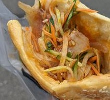 Lung Slice with Flatbread