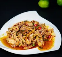 Cold Chicken Slices with Dressing