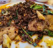 Salted Vegetable Stir-fry with Pork