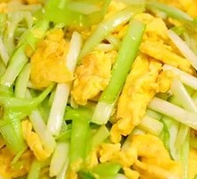 Scallion omelette