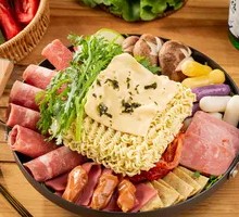 Korean Military Rice Cake Hot Pot