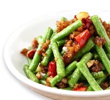 String Bean with Shredded Pork