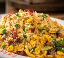 Stir-Fried Rice with Mixed Sauce and Egg