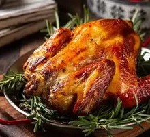 Honey Rosemary Roast Chicken