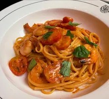 Red Curry Shrimp Pasta