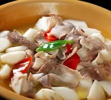 Braised Pork Intestines with Chinese Yam