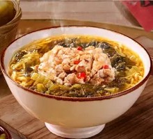 Old Jar Pickled Cabbage Chicken Noodles