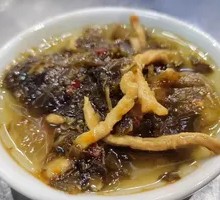 Sour Cabbage with Pork Strips