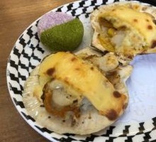 Cheese-Baked Scallops