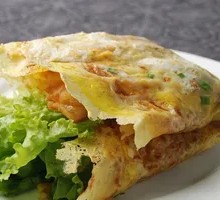 Pork Luxury Egg Pancake