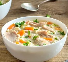 Chicken and Soybean Soup Rice