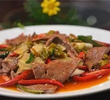 Sichuan-style Pickled Pepper Pork Liver