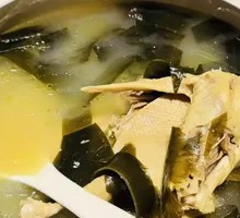 Old Duck Soup with Skin