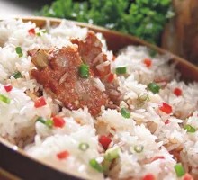 Steamed Pork Ribs in Sticky Rice