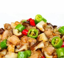 Stir-Fried Tender Rabbit with Mushrooms