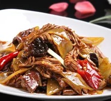 Stir-fried Liver and Kidney with Small Peppers