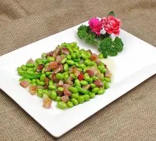 Minced Pork with Edamame