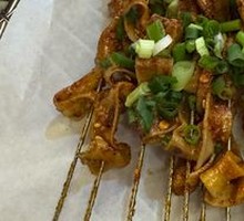 Charcoal-Grilled Fresh Duck Intestines