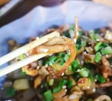 Grilled Squid on Iron Plate