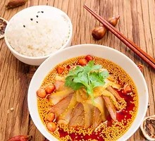 Golden Soup Lung Slice Rice Bowl