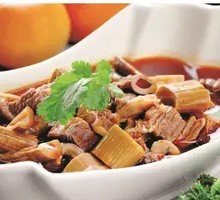 Smoked Bamboo Shoots Braised Beef