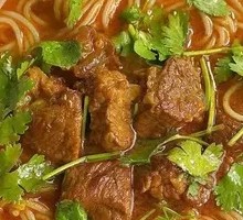 Beef Noodle Soup with Simmered Bone Broth