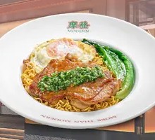 Ginger and Scallion Chicken Cutlet with Egg Noodles