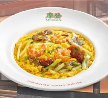 Scallion Oil Egg Shrimp Beef Rice