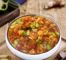 Chicken with Edamame