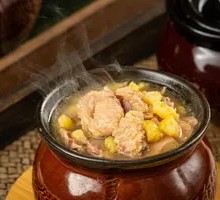 Braised Chicken with Chestnuts Soup
