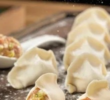 Black Pork and Napa Cabbage Dumplings