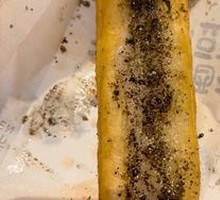 Oil-fried dough wrapped in rice cake