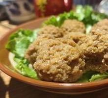 Fried Handmade Pork Meatballs