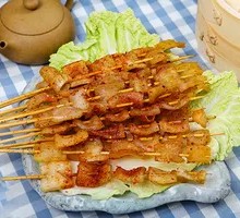 Pork Skin Skewers