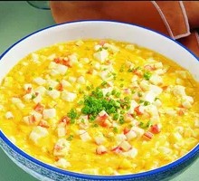 Crab Roe Tofu Pudding