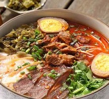 Spicy Sour Rice Noodle Soup