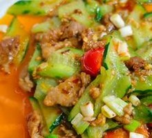 Cucumber and Pork Slices