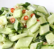 Garlic Cucumber Salad