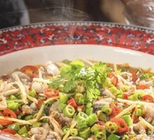 Spicy Water-Soaked Frog with Young Ginger