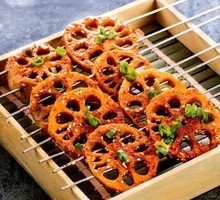 Charcoal-grilled Crispy Lotus Root