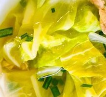 Chicken Soup with Chinese Cabbage