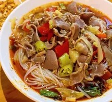 Spicy Pepper Chicken Offal Rice Noodles