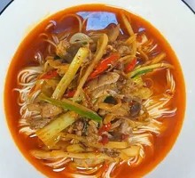 Young Ginger Duck Noodle Soup