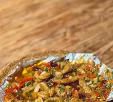 Wrapped Roasted Pork with Spicy Oil