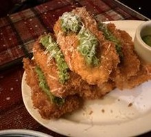 Fried Cod with Homemade Green Pepper Sauce