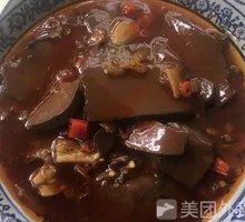 Sichuan-style Duck Blood with Pickled Chili