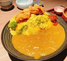 Fried Chicken Curry Rice